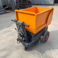 Chariot électrique en acier fermé portable de 400kg avec ciseaux à chargement/déchargement automatique soulevant le chariot élévateur hydraulique OEM