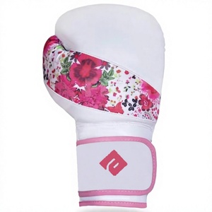 Gants de boxe en cuir personnalisables avec évacuation de l'humidité et fermeture à crochet et boucle-Différentes couleurs disponibles de haute qualité - Product Image 2