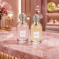 Parfum de luxe pour femmes aux notes florales et fruitées, parfum naturel longue durée, vaporisateur élégant, style arabe, utilisation quotidienne, flacon en verre