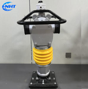 High Quality Small Earth Soil Floor Compactor Electric Handheld <b>Vibrating</b> Tamping Rammer <b>Motor</b> 3KW 220V 380V - Product Image 1