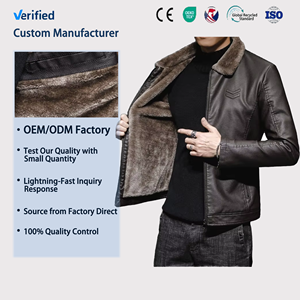 Shangqingメンズウィンタージャケットスリムフィットスタイル毛皮の襟付き防風,暖かいジッパー新しい到着M-5XLサイズカジュアルスタイル - Product Image 1