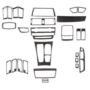 Pour 2008-2013 <span class=keywords><strong>BMW</strong></span> X5 X6 E70 E71 accessoires <span class=keywords><strong>d</strong></span>'intérieur de voiture en Fiber de carbone souple Kits <span class=keywords><strong>d</strong></span>'autocollants <span class=keywords><strong>d</strong></span>écoratifs - Product Image 2