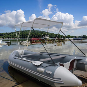 Bateau gonflable professionnel en PVC, bateau portable, avec tente et roue - Product Image 1