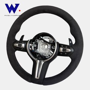 Volante de Cuero de Ciervo para <span class=keywords><strong>BMW</strong></span> E90 F30 F20 X5 F15 F10 M3 M6 X6 E71 E60 F25 F31 F36 F11 X1 F48 F82 M3 M4 M5 M6  M Sports Car - Product Image 5