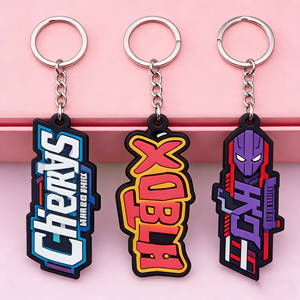 พวงกุญแจพีวีซีแบบนิ่ม 2 มิติ ผลิตตามสั่ง ปรับแต่งได้ เป็นมิตรกับสิ่งแวดล้อม หลายชั้น สีสันเข้ากัน ขนาดตามสั่ง สำหรับงานโปรโมชั่นแบบกันความร้อน - Product Image 1