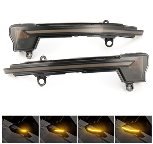Indicatore di Direzione Dinamico Sequenziale per Specchietto Laterale con Lente Fumé e Effetto Acqua Scorrevole per SEAT Ateca Cupra <span class=keywords><strong>Tarraco</strong></span> - Product Image 4