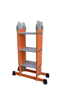 Échelle pliante multifonctionnelle certifiée, portable, en acier et aluminium, échelle industrielle en aluminium, fabriquée en Chine, conforme à la norme EN131