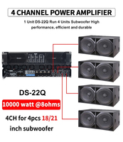 FP22000Q Dj Speaker Set System Classic Sounds Amp Transistors de marque haute puissance Dj Audio Bass Speaker Amplificateur de puissance