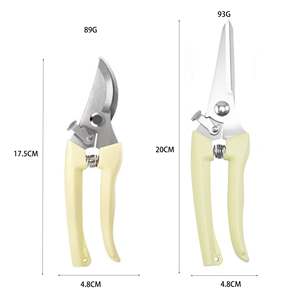Tự làm thép không gỉ cong lưỡi vườn hoa cắt tỉa kéo cắt tỉa cây Công cụ Cắt cho cành cây ghép cây cảnh - Product Image 2