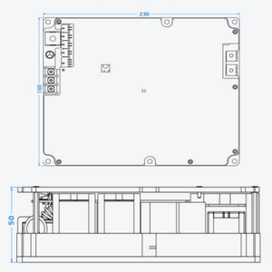 Bidirectionele OBC geïntegreerde DCDC 2-in-1 3,3kW EV boordlader en 1,8kW DC-DC <span class=keywords><strong>converter</strong></span> voor elektrische boot, elektrische driewieler - Product Image 4