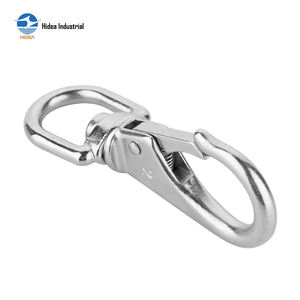 HIDEA Mousqueton pivotant de qualité marine AISI 304/316 en acier inoxydable électro-polissé et passivé, rotation <span class=keywords><strong>à</strong></span> 360 degrés - Product Image 5