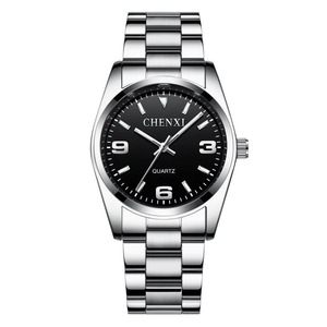Montres à quartz minimalistes pour couple, bracelet en acier inoxydable, montre étanche lumineuse, design minimaliste élégant, montres pour homme et femme - Product Image 2