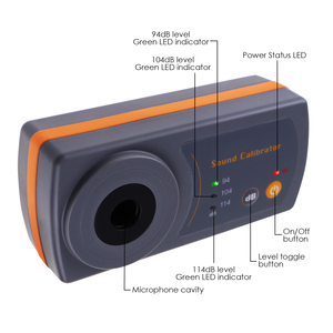 Compact Portable <b>Sound</b> Level <b>Meters</b> Calibrator 94dB 104dB 114dB Noise Calibration Level for 13.2mm Microphone Size <b>Sound</b> Level M - Product Image 4