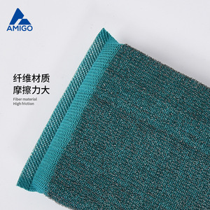 Esponja de limpieza de acero inoxidable Amigo, paquete de 2, 3.6x5.2 pulgadas, almohadilla de limpieza duradera para cocina, para ollas, sartenes, vidrio y cerámica - Product Image 4