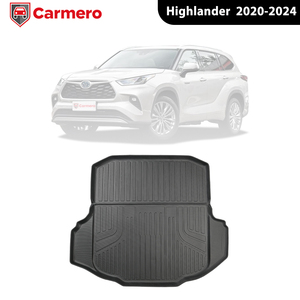 Tapis de protection de coffre imperméable, tapis étendu pour animaux de compagnie, housse de siège arrière imperméable pour coffre de voiture pour <span class=keywords><strong>Toyota</strong></span> Highlander 2020-2024 - Product Image 1