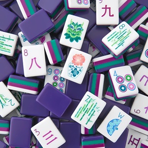 Ensemble de Mahjong en Acrylique de Luxe, Tuiles Artisanales à 3-4 Niveaux avec Étui en Cuir et Boîte Cadeau Premium – Présentation en Coffret Cadeau – Pour les Joueurs - Product Image 2