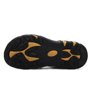 <span class=keywords><strong>Sandalias</strong></span> <span class=keywords><strong>de</strong></span> <span class=keywords><strong>Vestir</strong></span> <span class=keywords><strong>de</strong></span> Cuero con Suela Gruesa para <span class=keywords><strong>Hombre</strong></span>, <span class=keywords><strong>Sandalias</strong></span> Cerradas Cómodas para Exteriores para Pescadores - Product Image 5