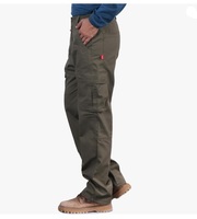 Pantalon FR pour homme, résistant aux flammes, antistatique, haute visibilité, sécurité, 100% coton, pré-lavé, bande réfléchissante argentée, vêtements de travail pour charpentier