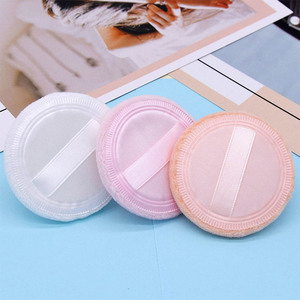 Esponja de Maquillaje Lavable, Redonda, para Uso en Seco, para Base de Maquillaje, Color Rosa, Suave, Esponjas de Belleza - Product Image 1