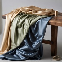 Tissu en Soie de Mûrier Charmeuse Satin Sergé Jacquard Uni Certifié OEKO-TEX Multicolore pour Robes, Vêtements de Nuit, Canapés, Mariages et Confections Personnalisées