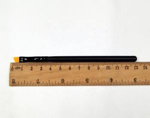 Pequeño ángulo de corte cepillo vegano naranja sintético plana ángulo delineador de ojos cepillo de cejas de precisión para cejas - Product Image 4