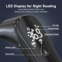 Thermomètre Infrarouge Numérique Médical Bluetooth, Auriculaire et Frontal