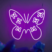 Drop shipping Letreros De Neon Butterfly Neon Sign Flamingo Neon Lights For Room