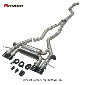 Système d'échappement Catback en acier inoxydable 304 pour BMW M2 G87 S58 3.0T 2021-2024 avec silencieux Valvetronic - Product Image 3