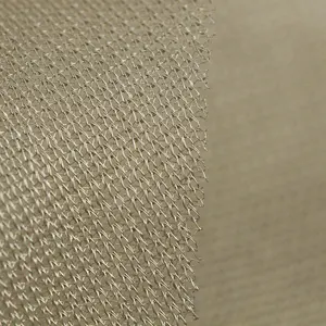 100% Sliver Fiber Conductive Antibacterial Rfid Blocking Mesh Radiation Protection Emf Shielding Cloth Fabric for curtain tent