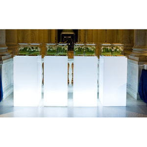 Commercial Led Furniture Geo Pedestal Illuminated <strong>Poseur</strong> <strong>Table</strong> (Ta110A) - Product Image 5