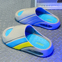 Sandales et claquettes d'été 2024 pour hommes avec coussin d'air, personnalisables avec logo, pour la maison et la plage