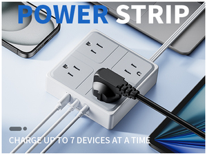 Usa <strong>Plug</strong> Extension Socket Set <strong>Plug</strong> <strong>Power</strong> Extension Socket Light with <strong>Plug</strong> <strong>Power</strong> Protector Multi-function Socket - Product Image 4