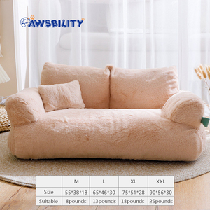 高品质高可洗小狗床罩宠物毯沙发沙发家具宠物安抚沙发 - Product Image 6