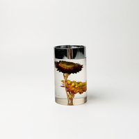 Pilier personnalisé Lucite bougie chauffe-plat blocs plexiglas empilés Cube chandeliers acrylique cubiste bougeoir