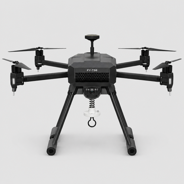 FY-TS8 Warehouse Material Handling Quadcopter 8kg Payload 15KM FPV 45min Foldable IPX4 Industrial Logistics Equipment 1 Year