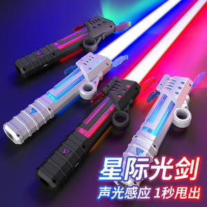 2024 nouvelle épée électroluminescente rechargeable 2-en-1 coloré rétractable enfants garçon <span class=keywords><strong>jouet</strong></span> <span class=keywords><strong>sabre</strong></span> <span class=keywords><strong>laser</strong></span> - Product Image 6