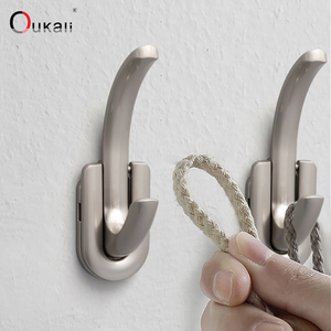 Oukali personalizado Aleación de Zinc plata oro Negro Nórdico decorativo elegante armario cocina ganchos para abrigos gancho de Metal único - Product Image 2