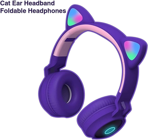 หูฟังเกมมิ่งรูปหูแมว ไร้สายแบบ <span class=keywords><strong>True</strong></span> Wireless Stereo สำหรับ V5.3 JL Sports Bass Boost IPX5 กันน้ำ พร้อมหน้าจอดิจิตอล สำหรับ<span class=keywords><strong>มือถือ</strong></span> - Product Image 6