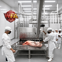 Ligne d'abattage porcin clé en main, équipement d'abattoir de porcs, machine de boucherie porcine, usine de transformation de viande, solution personnalisée