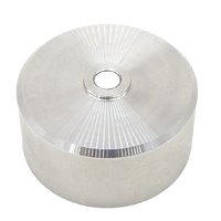 Bouton de contrôle du volume d'amplificateur audio d'usinage CNC sur mesure du fabricant de la Chine moleté rotatif en aluminium en acier inoxydable