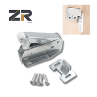 ZERUN Loquet de porte de placard invisible, minimaliste et moderne, à ressort de rappel en fer, auto-bloquant, type Éléphant