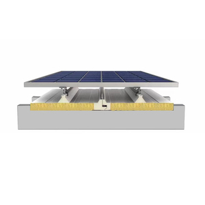 Panneaux sandwich en laine de roche ondulée CHANGYI, isolation thermique, <span class=keywords><strong>épaisseur</strong></span> 50 mm, pour toitures et murs - Product Image 3