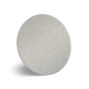 Giveaways Gift Blank Custom Logo <b>Round</b> Cheap Metal Stainless Steel <b>Brushed</b> Coaster - Product Image 1