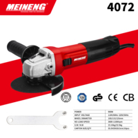 Meuleuse d'angle électrique industrielle MEINENG OEM 4072 115 mm/125 mm avec contrôleur puissant 11000 tr/min Disque de meulage pour la découpe