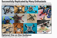 Kit de développement de mini-drone open source : carte de contrôle de vol programmable pour quadricoptère, conception logicielle et matérielle pour la robotique STEM