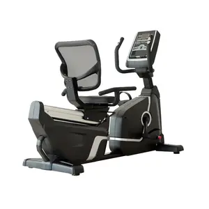 Bicicleta reclinable con pantalla táctil, equipo de gimnasio para entrenamiento de culturismo y ejercicio, nuevo estilo de China