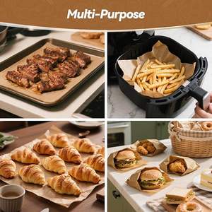 High Quality Greaseproof Paper Disposable Oil Resistant Food Wrapping Paper for Bakery Restaurant - Product Image 6