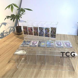 Distributeur Acrylique TCG Spot Pokémon 6 Emplacements, Conception Empilable et Convient Également pour Présenter des Cartes à Collectionner <span class=keywords><strong>Dragon</strong></span> <span class=keywords><strong>Ball</strong></span> - Product Image 2