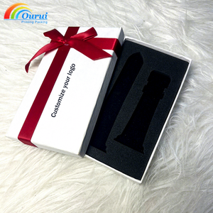 Boîte cadeau en papier personnalisée directement de l'usine pour bracelets de montre avec insert en mousse EVA, boîte d'emballage de luxe personnalisée pour bracelet de montre avec logo - Product Image 4