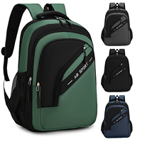 Sac à dos de sport unisexe grande capacité en Oxford et PU, multi-poches, imperméable, léger, pour voyage, collège, lycée, étudiant, ordinateur portable